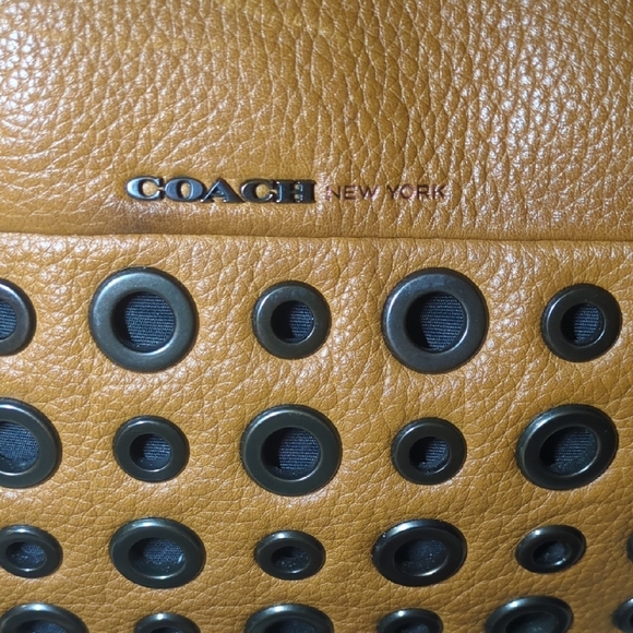 Coach Brown Leather Satchel with Black Accents NOW ONLY $150 - Picture 2 of 16